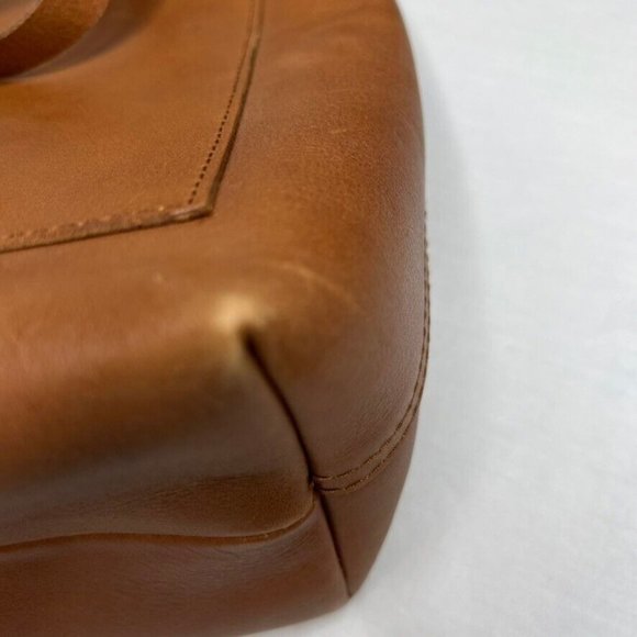 Madewell Womens $168 Medium Transport Tote English Saddle Brown F5788 Embossed 4 - Picture 14 of 16